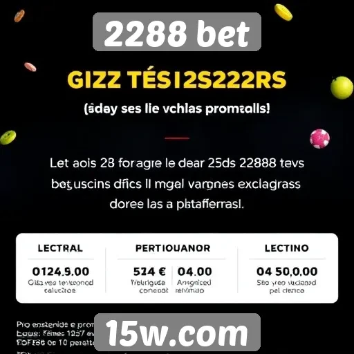 Ofertas promocionais da 2288 bet para novos usuários